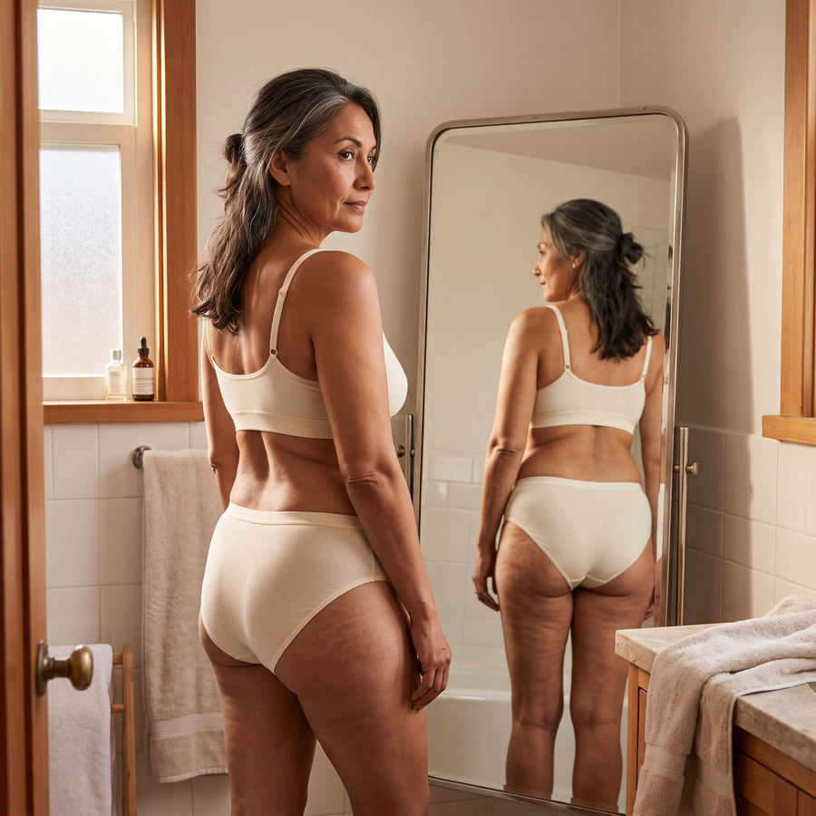 Why every legging looks smooth in the mirror — until you sit down