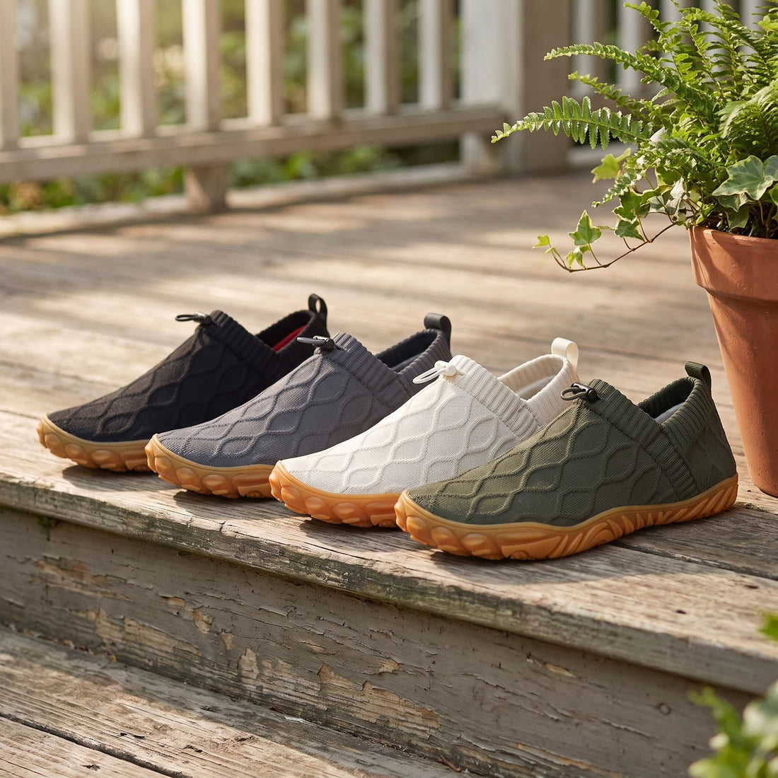Lifestyle: all four colours side by side