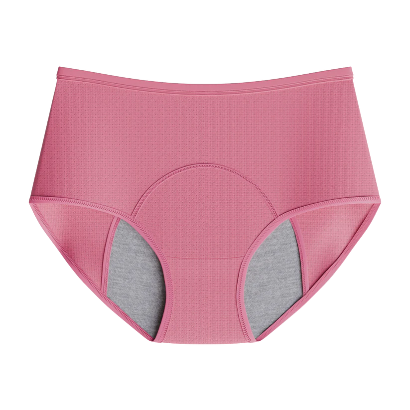 EverDrys leak-proof underwear in pink - front view