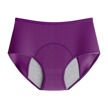 EverDrys leak-proof underwear in purple - front view