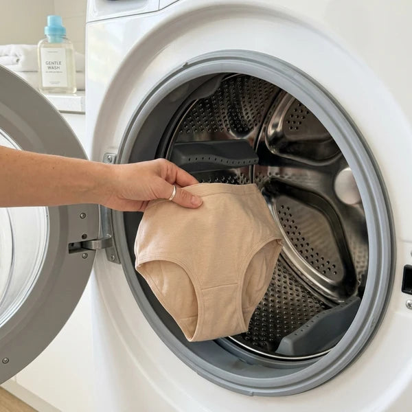 Washed with the regular laundry