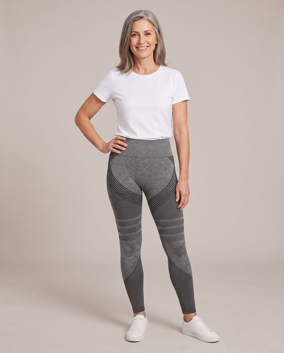 Grey - on model, front